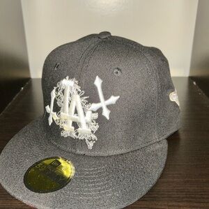 New Era Charcoal LA Embroidered Cap